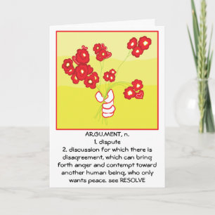 "I'M SORRY" Greeting Card