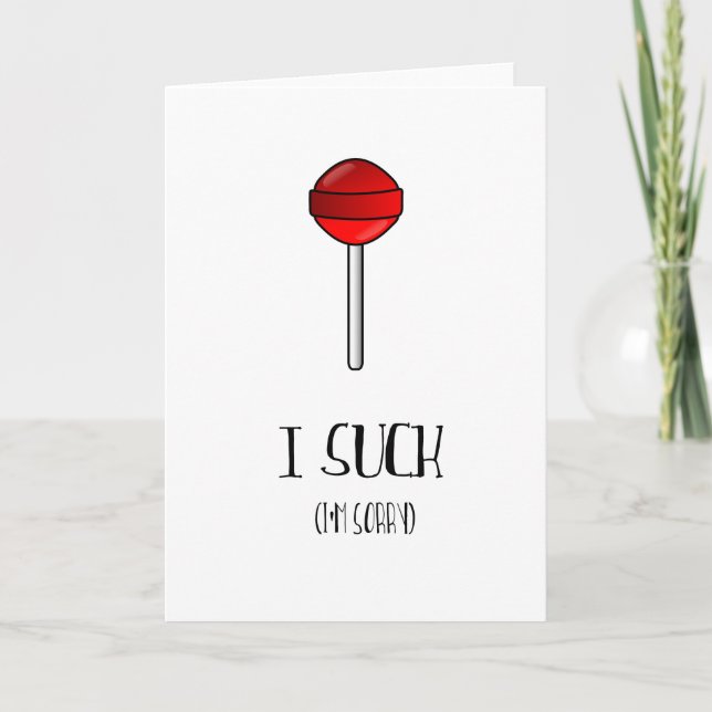 I'm Sorry Greeting Card (Front)