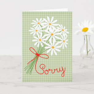 I'm Sorry or Sympathy Greeting Card