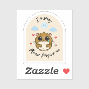 I'm Sorry Please Forgive Me - Sad Hamster