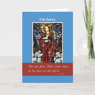 I'm Sorry, Religious, Good Shepherd Card