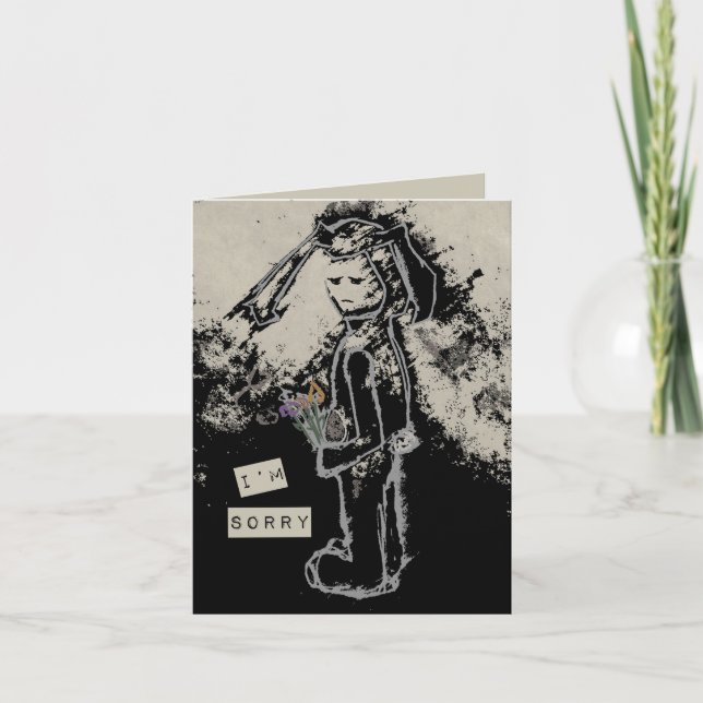 i'm sorry sinibunny card (Front)