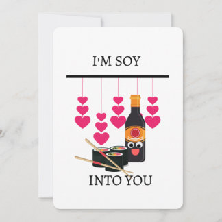 i'm soy into you holiday card