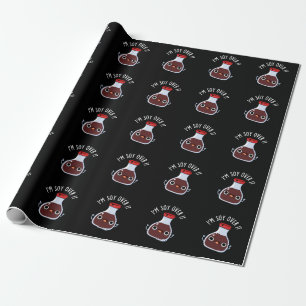 I'm Soy Over It Funny Soy Sauce Pun  Wrapping Paper