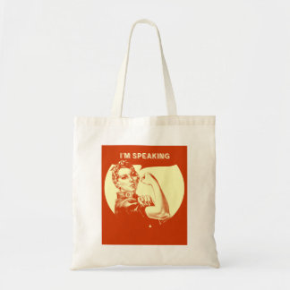 I'm Speaking - Budget Tote Bag