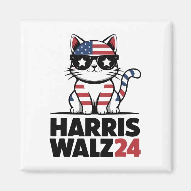 Im Speaking Kamala Harris President Comma La Ameri Magnet (Front)