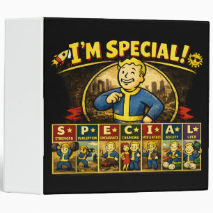 I'm Special Fallout Inspired Stats Mousepad Binder