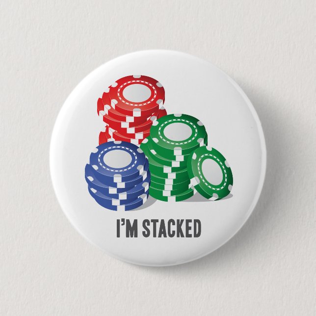 I'm Stacked 2 Inch Round Button (Front)