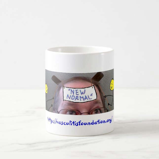 I'm starting to see the signs ~ "New Normal" Coffee Mug (Center)