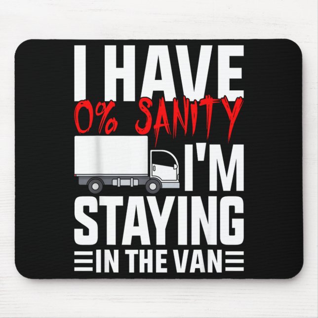 I'm Staying In Tha Van Funny Phasmophobia Gamer Wo Mouse Pad (Front)