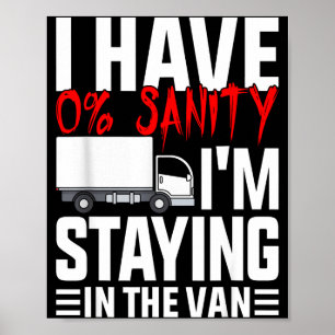 I'm Staying In Tha Van Funny Phasmophobia Gamer Wo Poster
