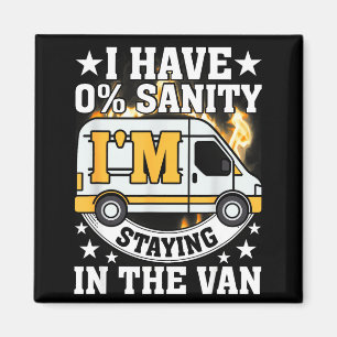 I'm Staying In Tha Van Funny Phasmophobia Women Ma Magnet