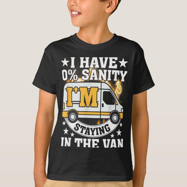 I'm Staying In Tha Van Funny Phasmophobia Women Ma T-Shirt (Front)