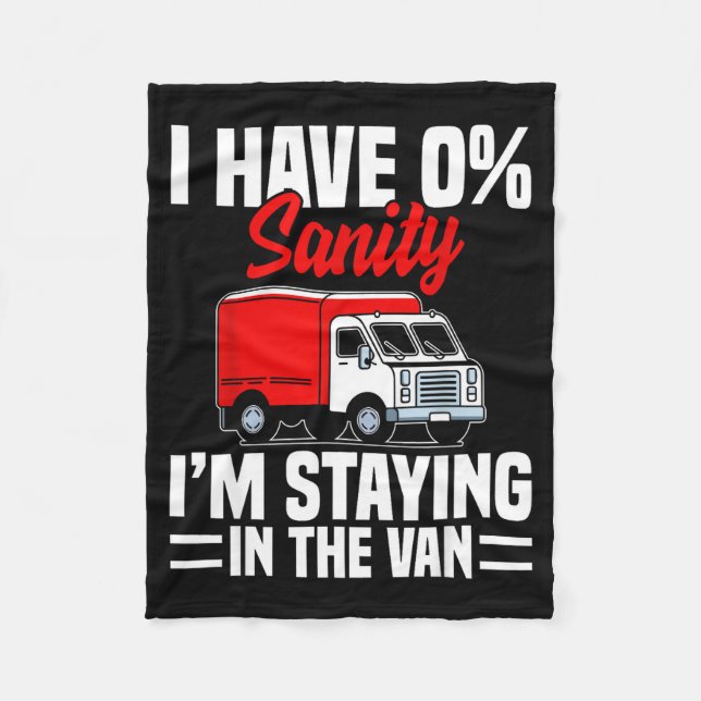 I'm Staying In Tha Van Phasmophobia Funny Gamer Me Fleece Blanket (Front)
