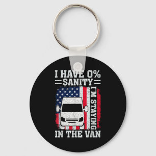 I'm Staying In Tha Van Phasmophobia Funny Man Wome Keychain