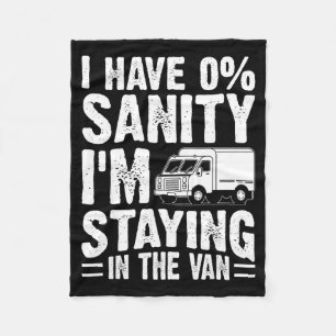 I'm Staying In Tha Van Phasmophobia Gamer Man Wome Fleece Blanket