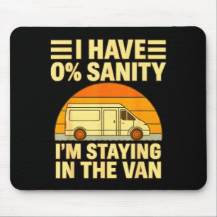 I'm Staying In Tha Van Vintage Phasmophobia Man's  Mouse Pad