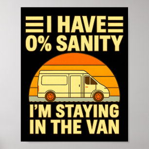 I'm Staying In Tha Van Vintage Phasmophobia Man's  Poster