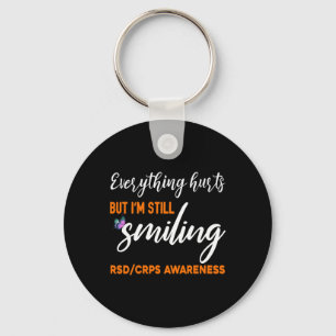 I'm Still Smiling Rsdcrps Awareness T Shirt  Keychain