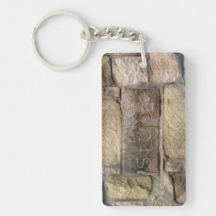 "I'm Stuck" another brick in the wall Keychain