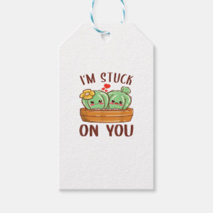 Im Stuck On You Cactus Succulent Valentines Day Cu Gift Tags