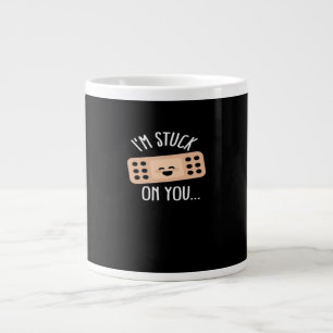 Im Stuck On You Nurse First Aid Gift Heartfelt Des Large Coffee Mug