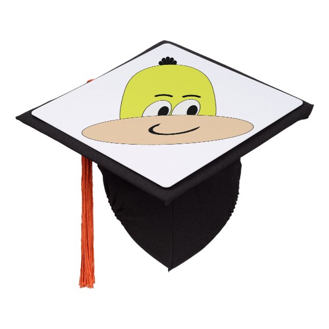I'm Sveety, Unique Comic, Funny Face Cartoon Graduation Cap Topper (Angled)