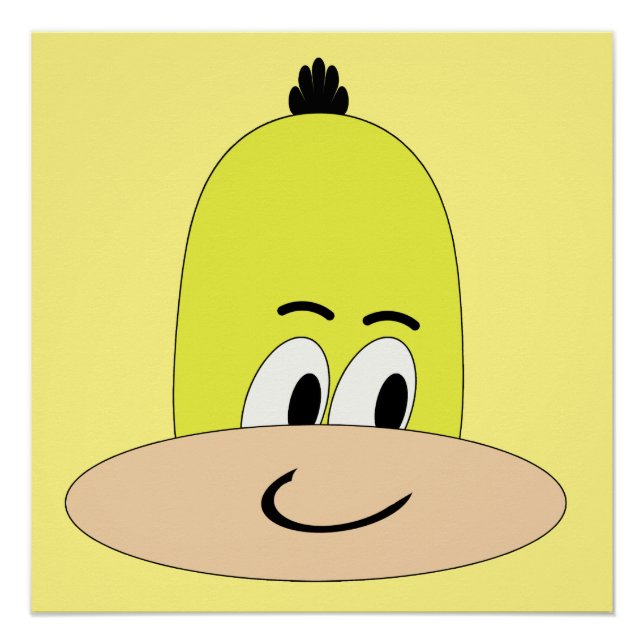 I'm Sveety, Unique Comic, Funny Face Cartoon Poster (Front)