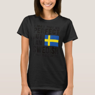 I'm Swedish Flag Sweden Heritage Swedish Roots T-Shirt