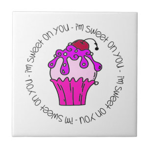 I'm Sweet on You Valentine Tile
