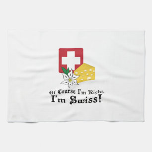 I'm Swiss! Kitchen Towel