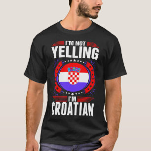 Im T-shirt de hurlement du Croate Im