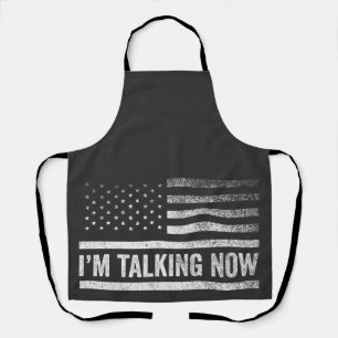 I'm Talking Now Trump Harris Presidential Debate Apron