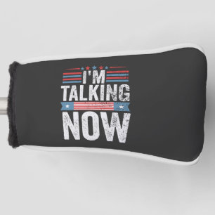 I'm Talking Now Trump Kamala President Debate Golf Head Cover