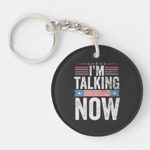 I'm Talking Now Trump Kamala President Debate  Keychain