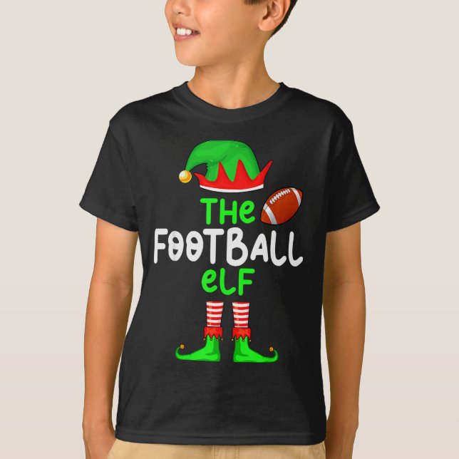 I'm The American Football Elf Christmas Matching P T-Shirt (Front)