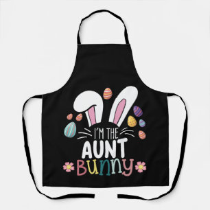 I'm The Aunt Bunny Easter Family Matching Apron