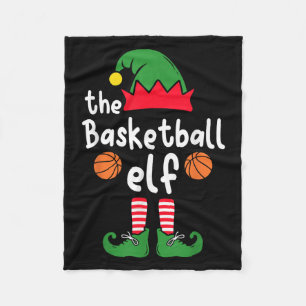 I'm The Basketball Elf Christmas Family Matching P Fleece Blanket