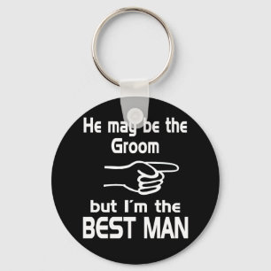 I'm the Best Man Keychain