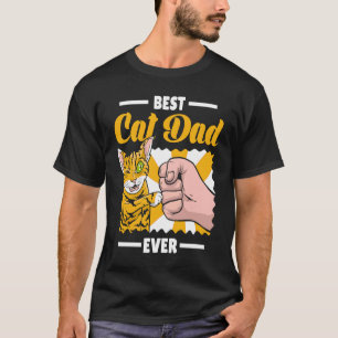I'm The Best Pet Cat Dad Ever Family Father T-Shirt
