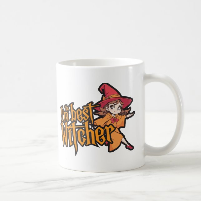 I'm the best witcher at halloween coffee mug (Right)