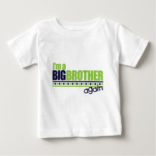 I'm the Big Brother Again Blue/Green T-shirt