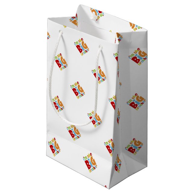 IM THE BIG BROTHER SMALL GIFT BAG (Front Angled)