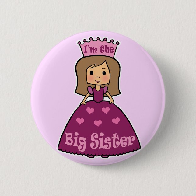 I'm the Big Sister 2 Inch Round Button (Front)