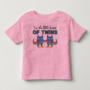 I'm the Big Sister of Twins Toddler T-shirt