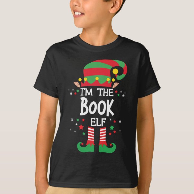 I'm The Biker Elf Funny Matching Christmas Pajama  T-Shirt