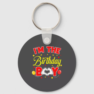 I'm The Birthday Boy Matching Family Birthday Part Keychain