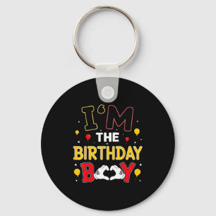 I'm The Birthday Boy Matching Family Birthday Part Keychain