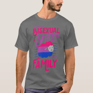 I'm The Biseual Sheep Of My Family Funny Bi Pride T-Shirt