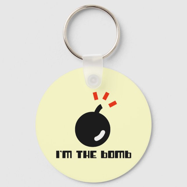 I'm The Bomb Keychain (Front)